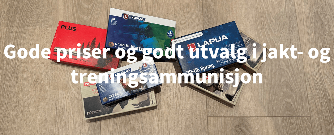 rifleammunisjon, jaktammunisjon, treningsammunisjon, ammo, ammunisjon, Lapua, Norma, Nitedals