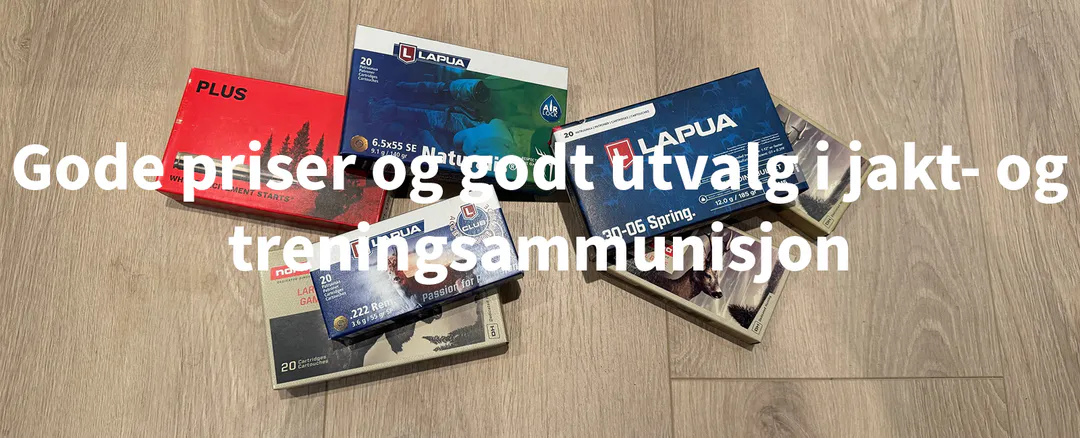 rifleammunisjon, jaktammunisjon, treningsammunisjon, ammo, ammunisjon, Lapua, Norma, Nitedals