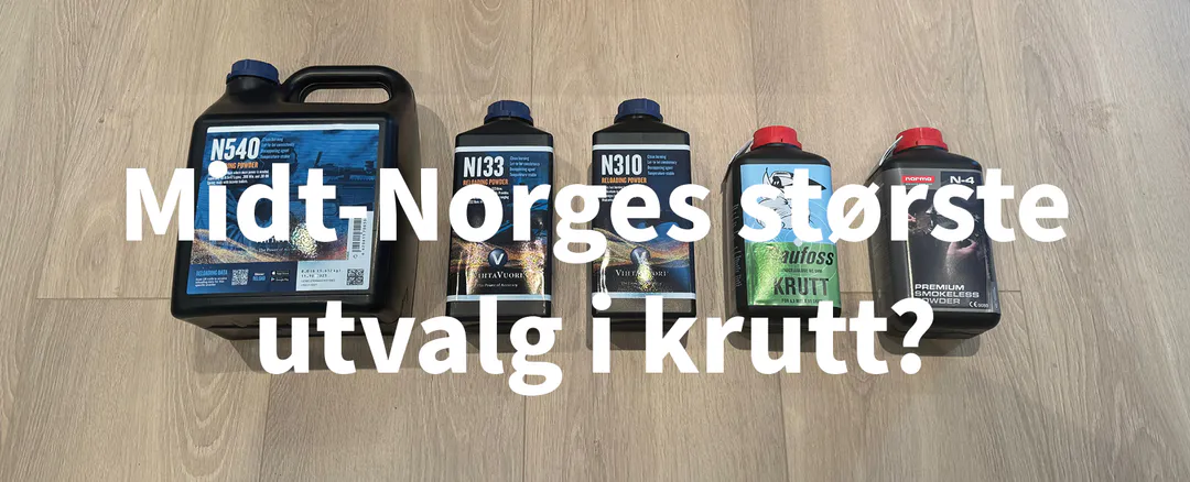 Hjemmeladning, Krutt, NC96M, Vihtavuori N150, Norma N19